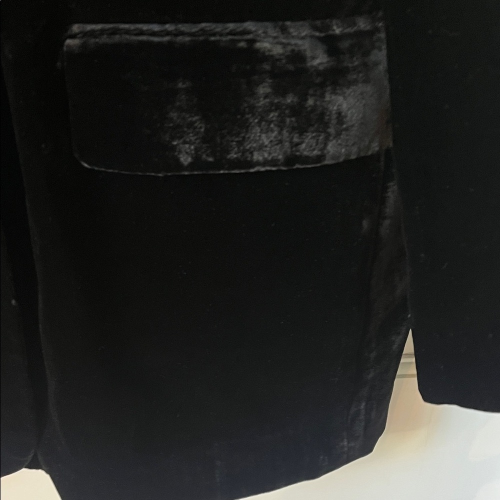 COS Black Velvet Blazer size 14 NWOT - Picture 5 of 11